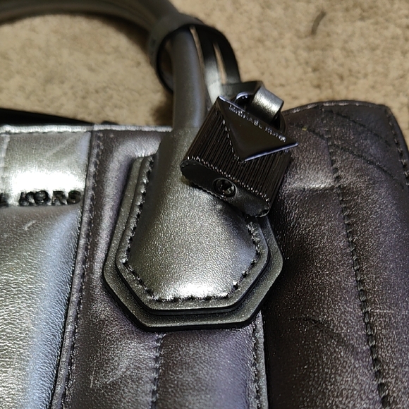 Michael Kors Metallic Purple Mini Bag - Picture 14 of 15